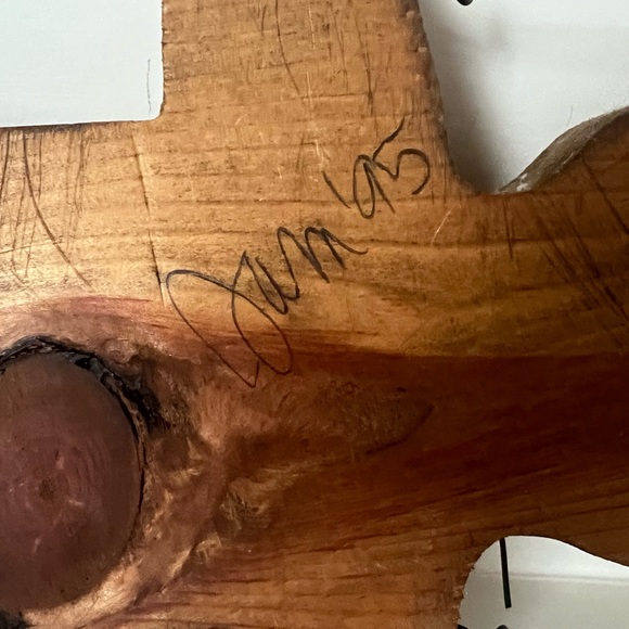 Vintage Wooden Hanging or Prop Up Gingerbread Man - Picture 3 of 9